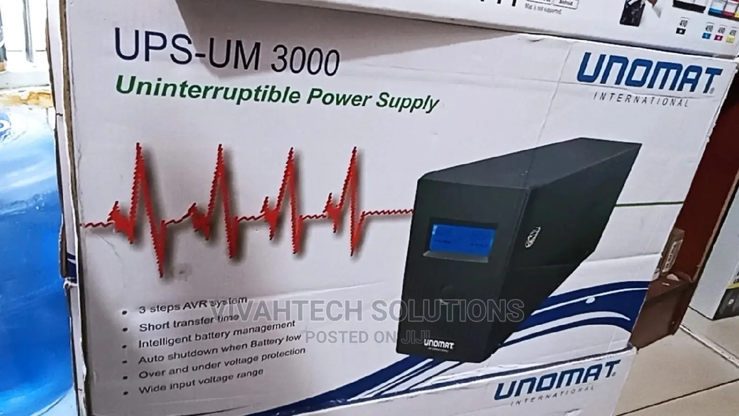 Unomat 3000VA UPS Uninterrupted Power Supply