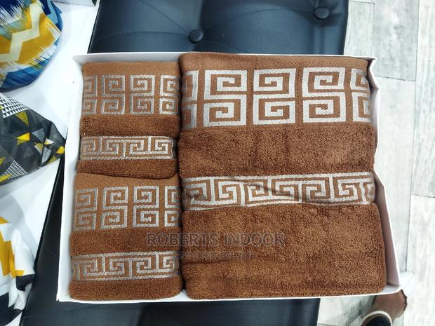 Brown 3 Piece Towel - main view