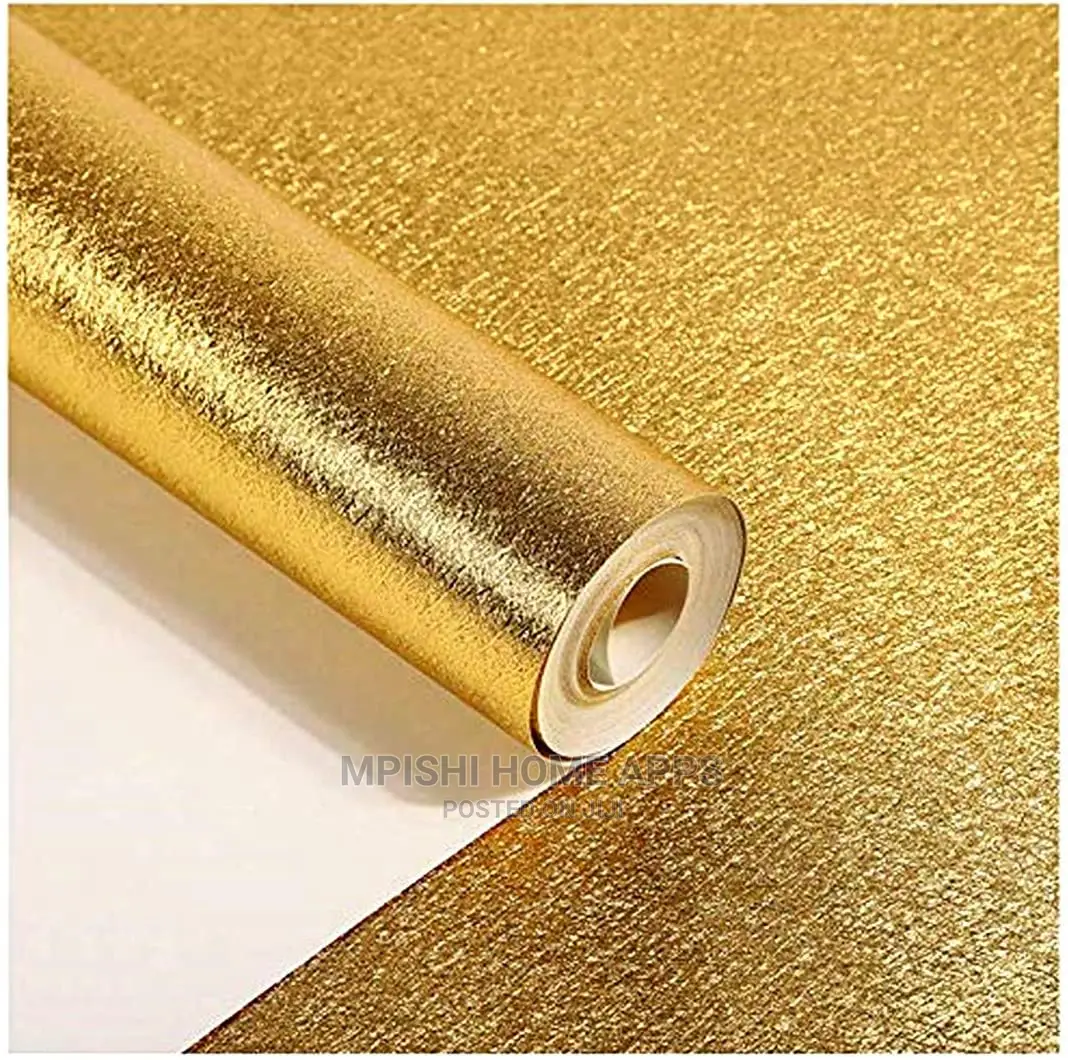 Gold Self Adhesive Wallpaper