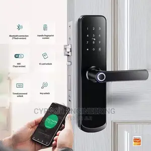 Smart Door Lock With Fingerprint and Passwords