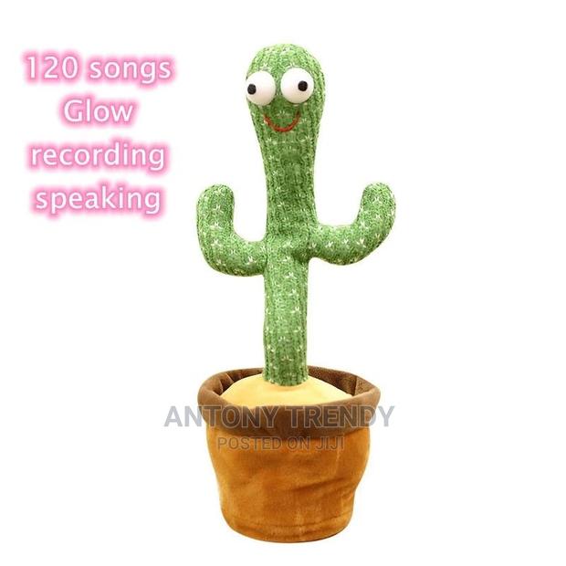 Babyearly Education Electronic Singing Cactus Dance Knitted. - main view