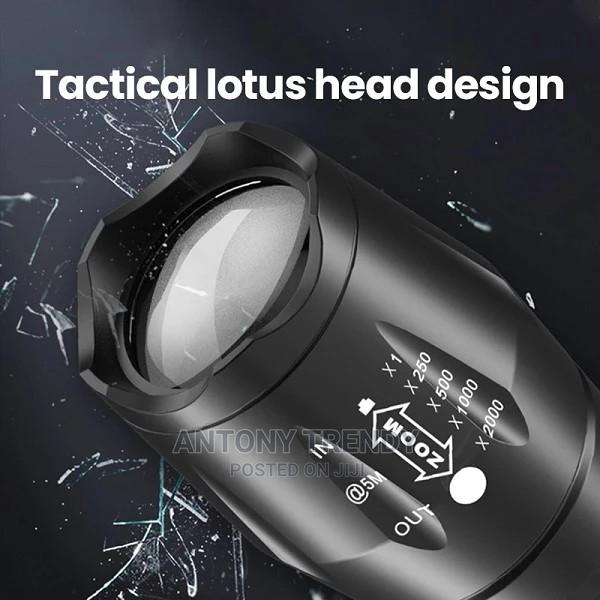 XML T6 Warm Flash Waterproof LED Torch for Camping Lantern. - main view