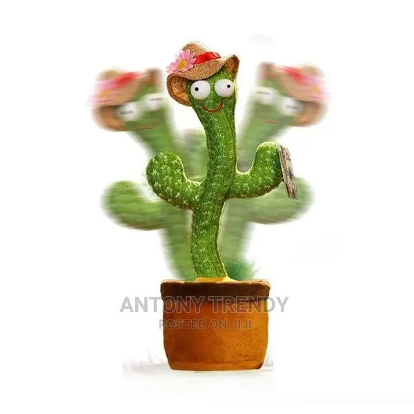 Talking Cactus Toy It Repeats What You Say Plush Toys .