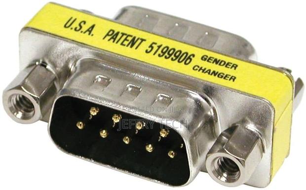 C2G DB9 Male to DB9 Male Slimline Adapter Gender Changer (Co