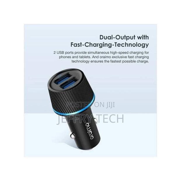 Oraimo Car Charger 2-in-1 Lightning Micro USB Cable - thumbnail 2