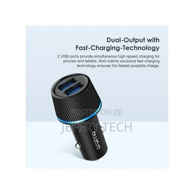 Oraimo Car Charger 2-in-1 Lightning Micro USB Cable