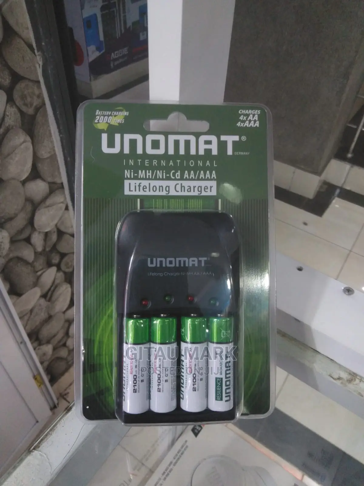 Unomat AA Batteries Plus Charger in Nairobi Central Accessories