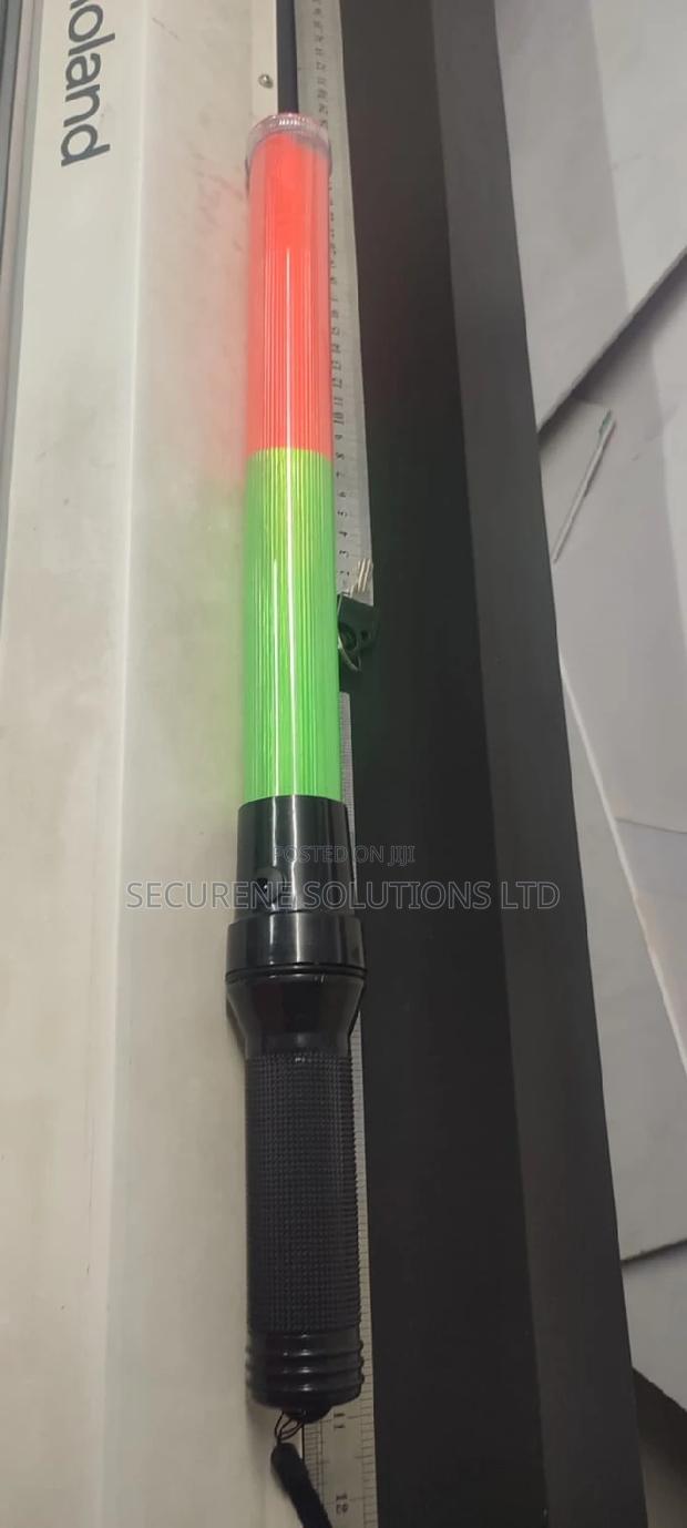 LED Traffic Baton - Green /Red - Rechargeable