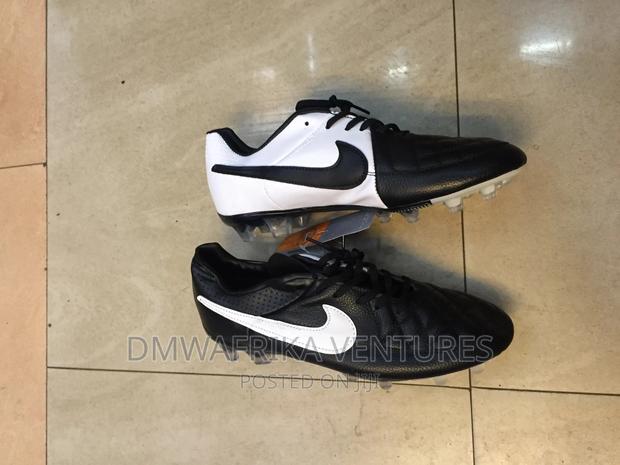 Black White Tiempo Nike Boots - thumbnail 3