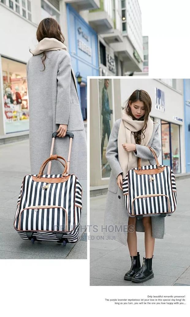 Black and White Trolley Bag - main view