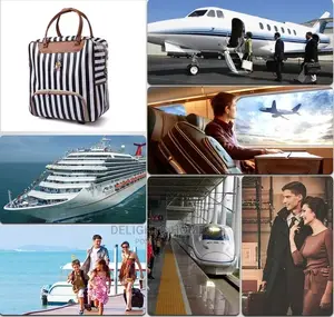 Black and White Trolley Bag