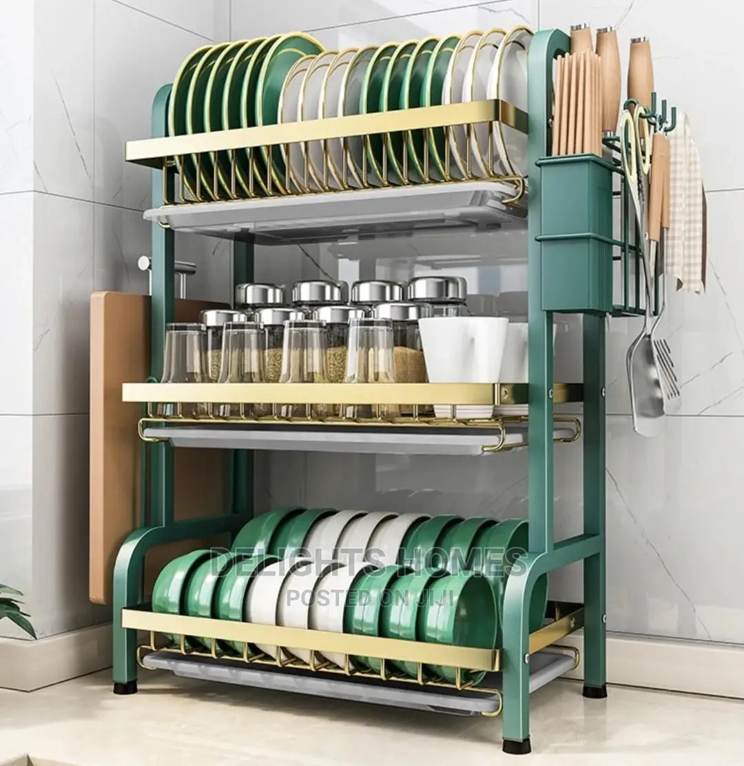 Rust-proof Carbon Steel Dish Drainer