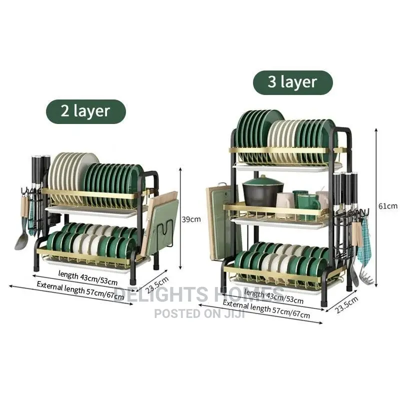 Rust-proof Carbon Steel Dish Drainer