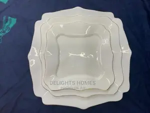 26pc Bestway Opal Dinner Set With Gold Rim