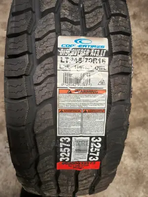 245/70r16 Cooper Tyres Made in USA