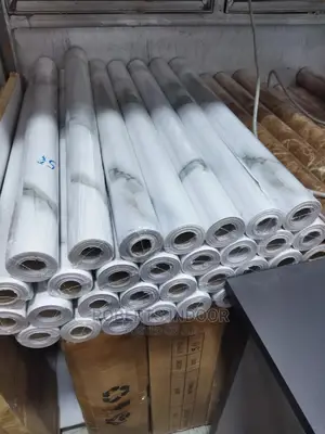 White Detailed Marble Contact Paper