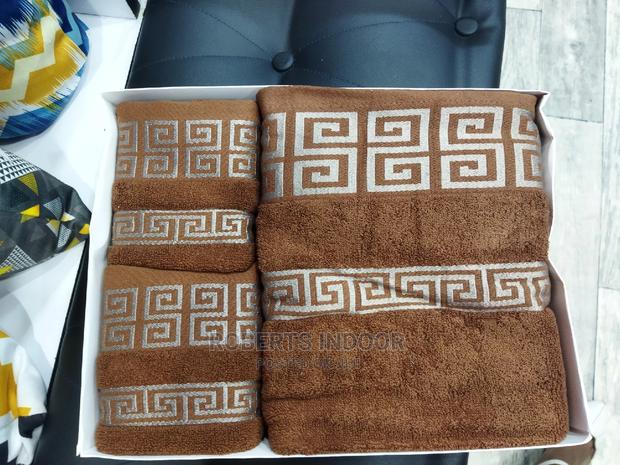 Brown 3 Piece Towel - main view