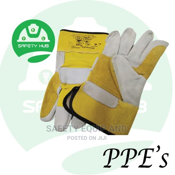 Leather Gloves/Rubberized - thumbnail 2