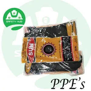 Latex Glove/Orange Black