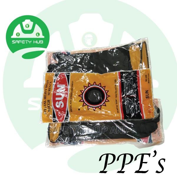 Latex Glove/Orange Black - main view