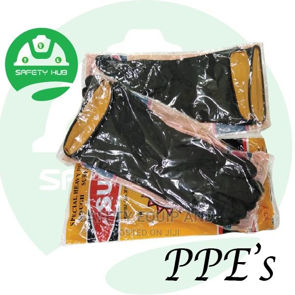 Latex Glove/Orange Black - thumbnail 3