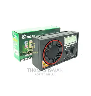 Sundar Sd029 Rechargeable and Battery Radio USB Mp3 Fm Am Sw