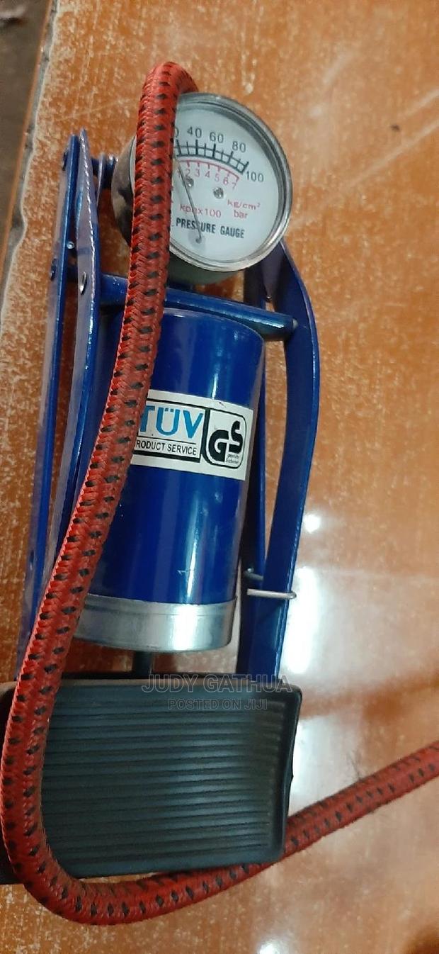 Motorcycle, Bike and Ball Pump