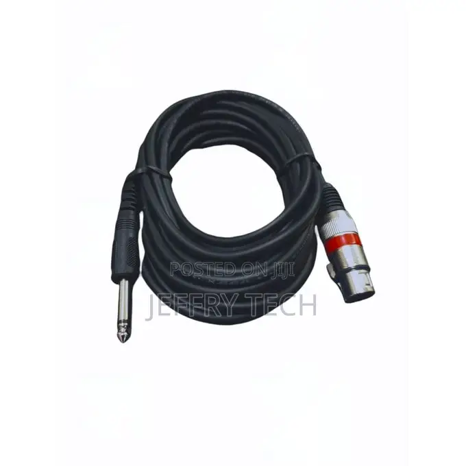 XLR Jack to Female Microphone Signal Cable 5 Metres