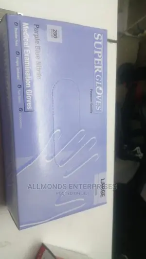 Nitrile Gloves-blue