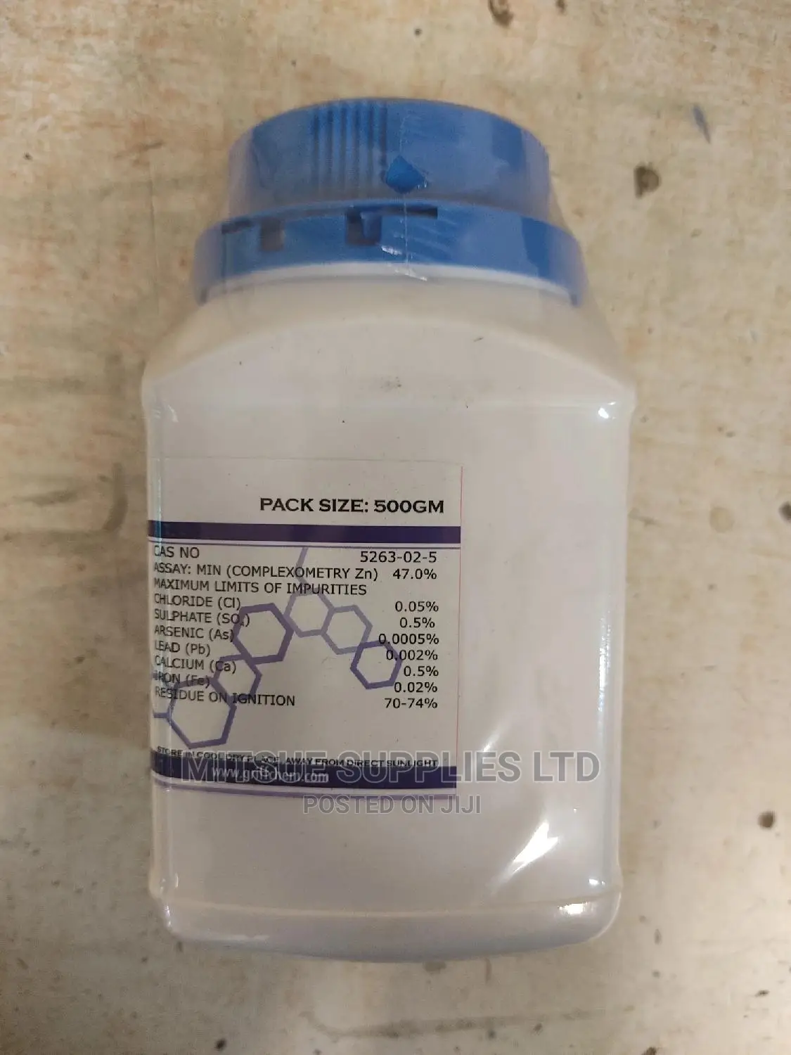 Griffchem Zinc Carbonate LR ( 500g)