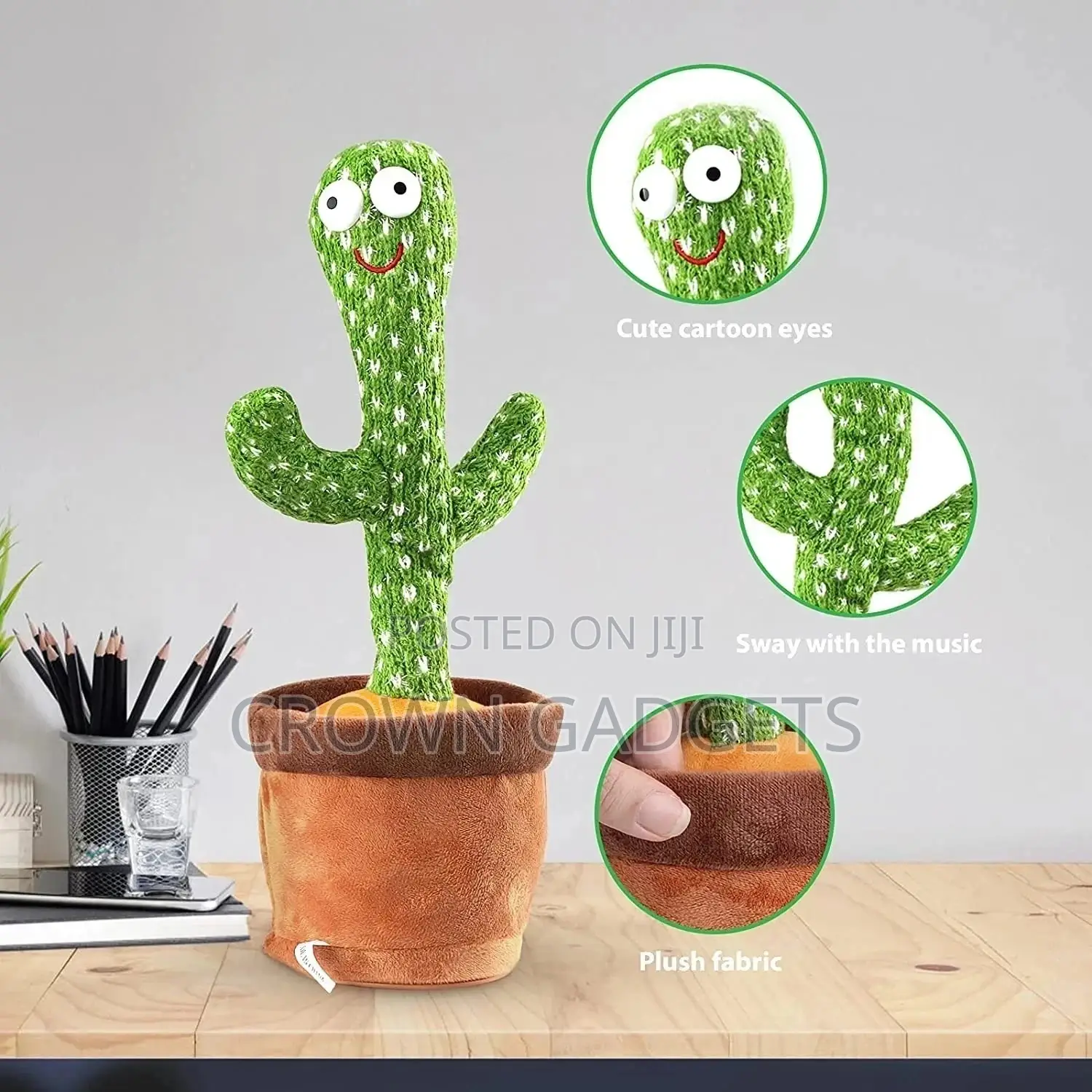 Generic Dancing Cactus Toy Electronic Dancing Song Talking