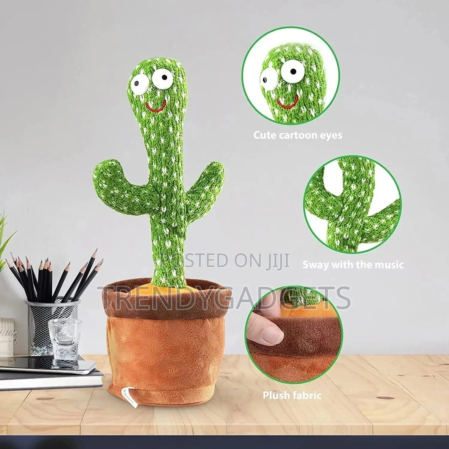 Generic Dancing Cactus Toy Electronic Dancing Song Talking