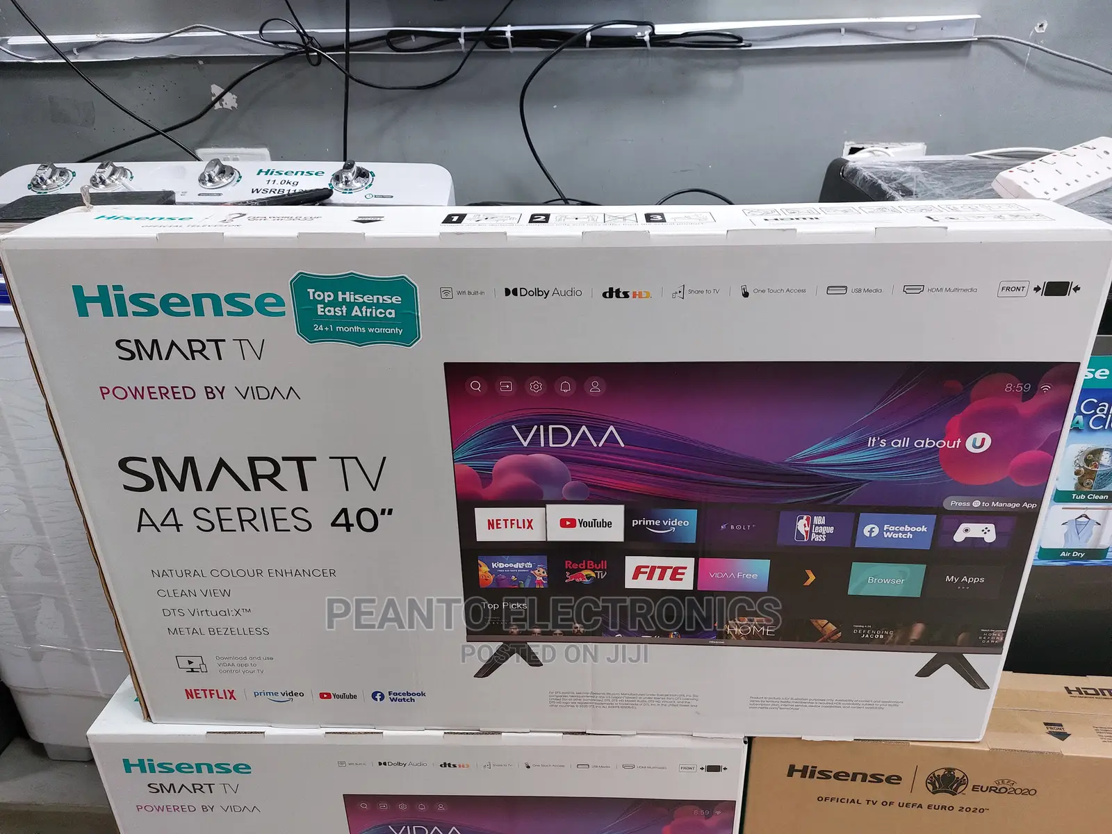 Hisense 40′′ 40A4G Smart Frameless FHD