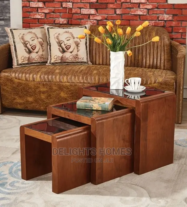 3pc Interlocking Nest of Stools