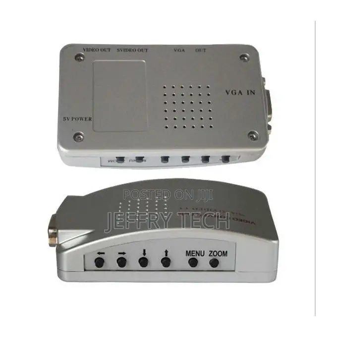 PC VGA to TV AV RCA Signal Adapter Converter Video Switch Bo