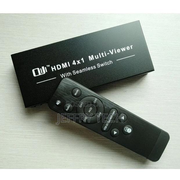 4x1 Hdmi-Compatible Multiviewer 1080p Quad Screen Real Time - thumbnail 2