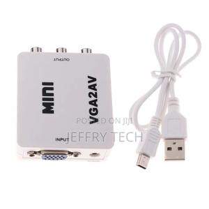 VGA to Rca AV Converter Vga2av Audio Adapter Support 1080P N - main view