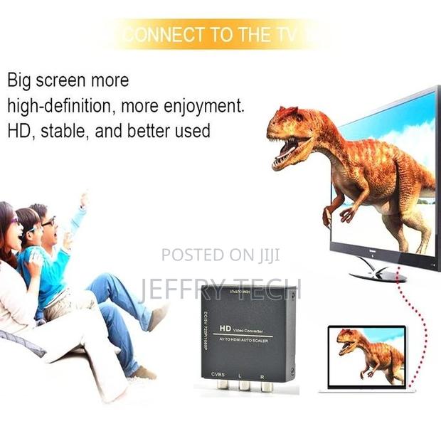 AV (RCA) to Hdmi-Compatible Audio Video Converter, - thumbnail 2