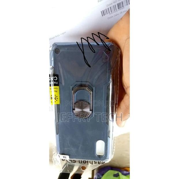 Redmi 9A Rugged Premium Back Cover Case -Blue - thumbnail 3