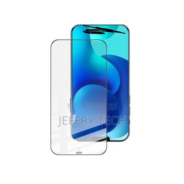 iPhone 12 Glass Screen Protector - Black - thumbnail 2