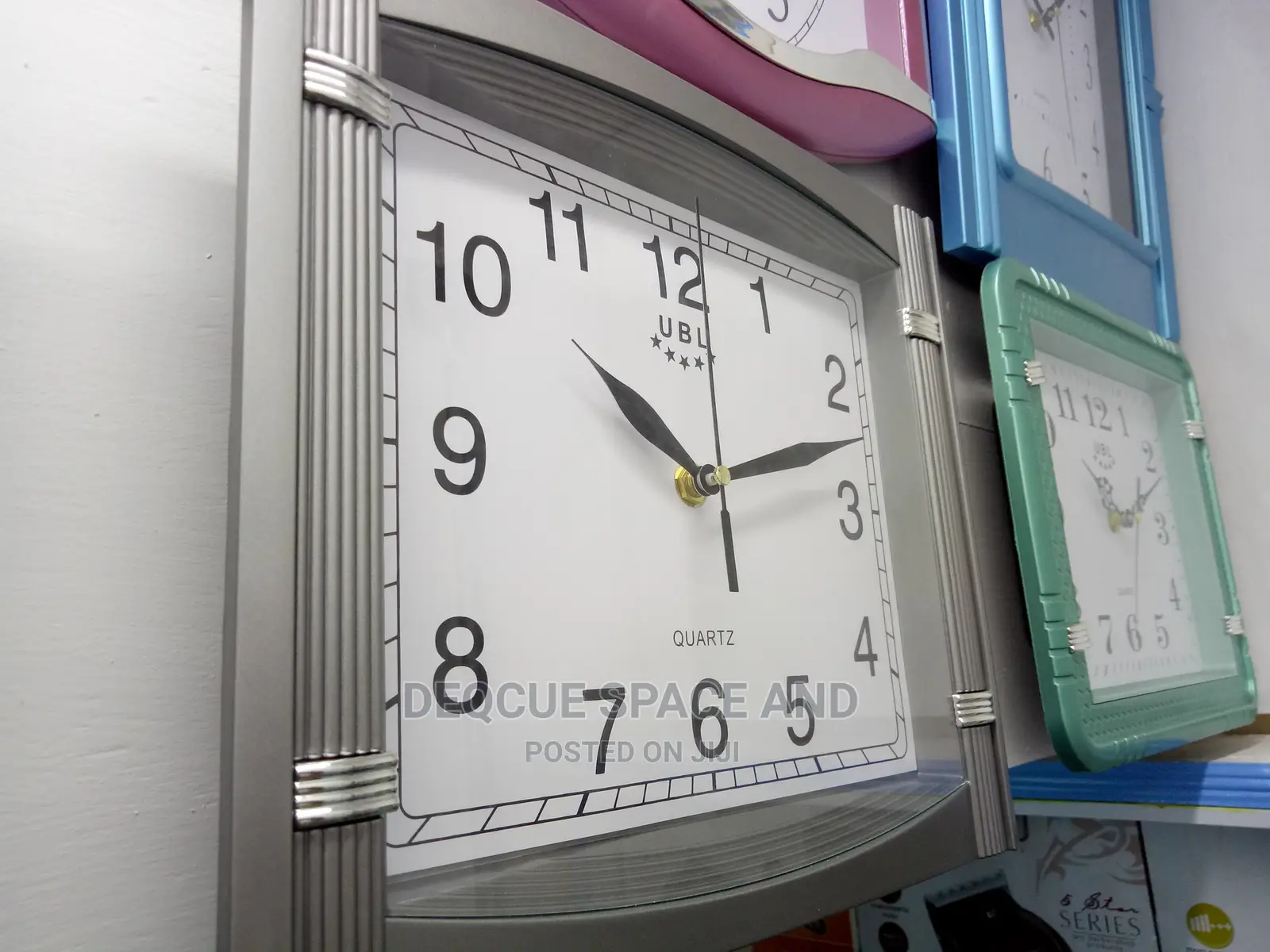 UBL Square Quartz Wall Clocks in Nairobi Central Home Accessories