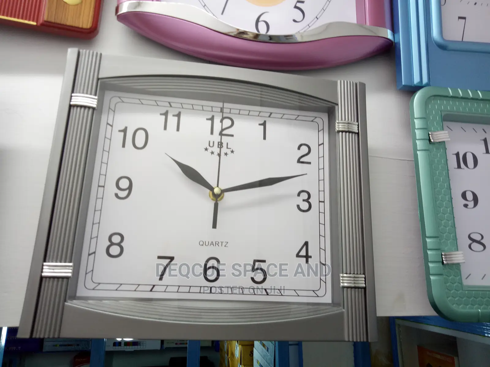 UBL Square Quartz Wall Clocks in Nairobi Central Home Accessories