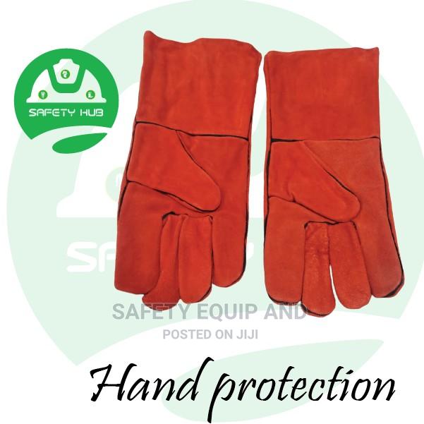 Welding Gloves/Red