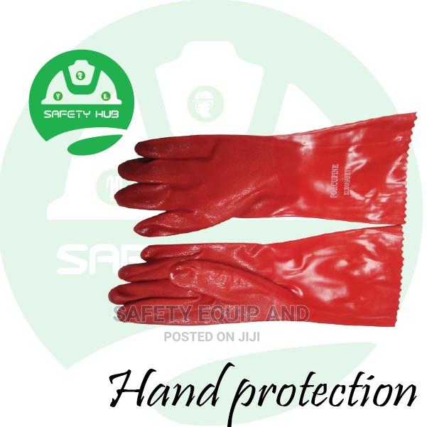 Pvc Gloves/Red/Approved