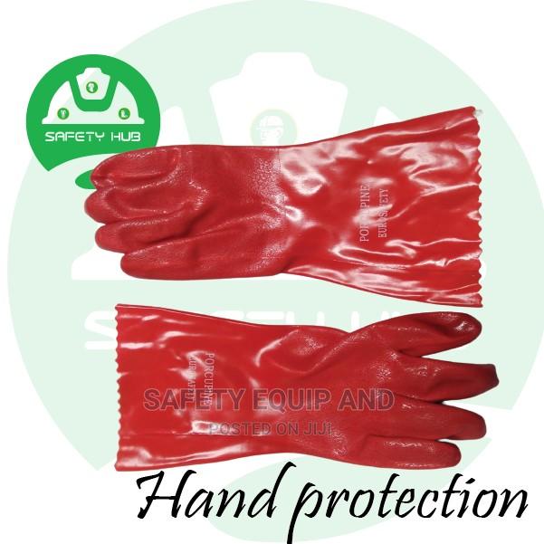 Pvc Gloves/Red/Approved - thumbnail 2
