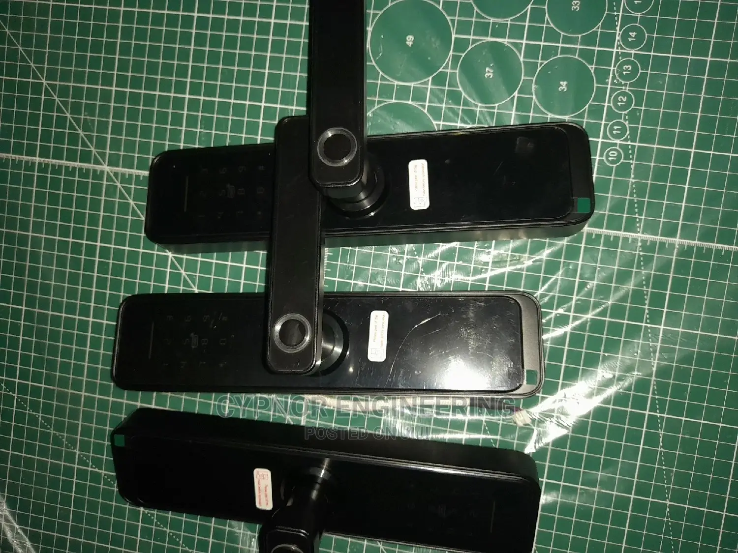 Card,Fingerprint and Password Door Lock