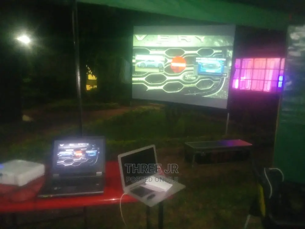 Rear Projection Screens for Hire Available