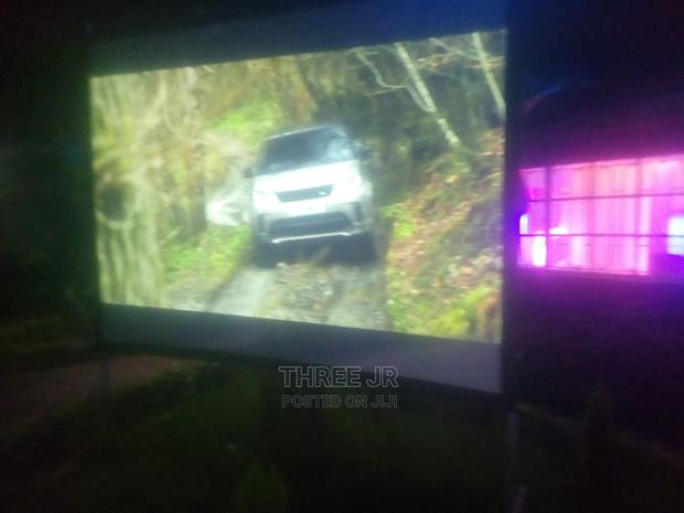 Large Projection Display on Screen - main view