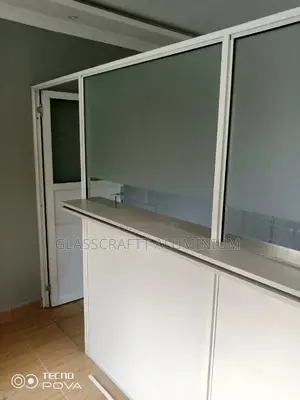 White Aluminum Partition