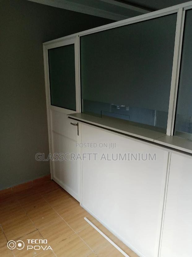 White Aluminum Partition - thumbnail 5